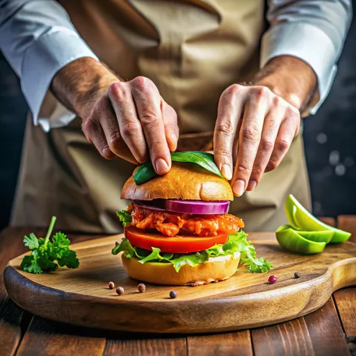 एवोकाडो और शकरकंद बर्गर